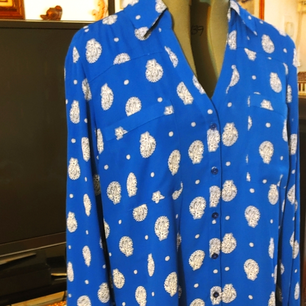 Express large blouse